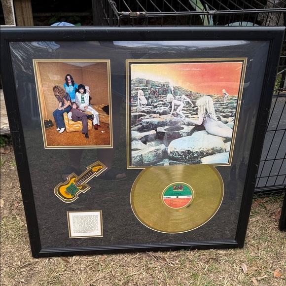 Other - Framed Led Zeppelin Gold Record Display